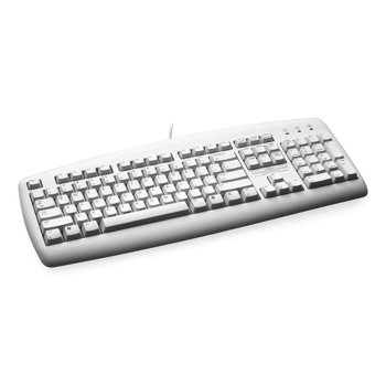 Logitech Value Keyboard бяла PS/2 OEM