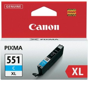 Касета за Canon PIXMA iP7250/MG5450/MG6350 - CLI-551C-XL - Cyan - заб: 650k | JAR Computers Canon (CLI-551C-XL) Cyan