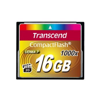 Transcend 16GB CF Card (1000x, Type I)