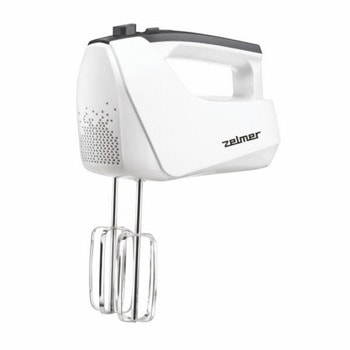 Миксер Zelmer ZHM2550, 550W, 5 степени с турбо, бъркалки за тесто, бял | JAR Computers миксер zelmer zhm2550