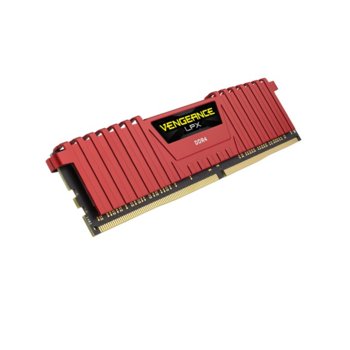16GB 4x 4GB DDR4 2666MHz Corsair Vengeance LPX Red