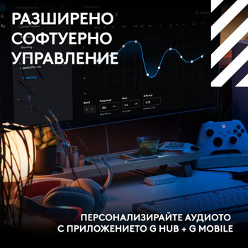 слушалки logitech astro a20 x черни