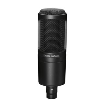 Микрофон Audio-Technica AT2020, кондензаторен, кардиоиден, 20 Hz - 20000 Hz, 3-pin XLRM, черен image