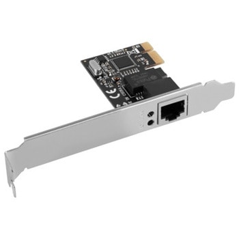 Мрежови адаптер Lanberg PCE-1GB-201, от PCI-E 1x към 1x 10/100/1000 RJ-45 | JAR Computers Lanberg PCE-1GB-201