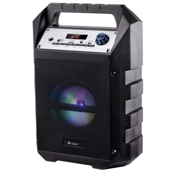 Тонколона Tracer POWERAUDIO Boogie V2, 1.0, 20W, Bluetooth 5.0, USB, SD Card, AUX, LED подсветка, караоке функция, черна | JAR Computers Tracer POWERAUDIO Boogie V2 TRA00216