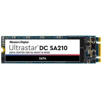 Памет SSD 960GB Ultrastar DC SA210, SATA 6 Gb/s, 2.5"(6.35 cm), m.2 2280 скорост на четене 510MB/s, скорост на запис 475MB/s | JAR Computers SSD WD Ultrastar DC SA210 960GB