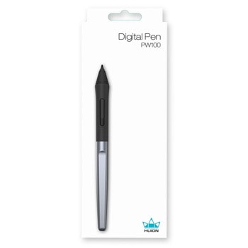 Писалка за таблети Huion PW100, съвместима с таблети Huion H640P/H950P/H1060P/H1161/H610 Pro V2, HS64/HS610/nspiroy Ink H320M, черна | JAR Computers HUION PW100