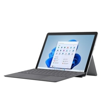 Таблет Microsoft Surface Go 3 (8V6-00003)(сребрист), 10.5" (26.67 cm) PixelSense дисплей, двуядрен Intel Pentium 6500Y 1.1/3.4 GHz, 4GB RAM, 64GB eMMC, 8.0 & 5.0 Mpix, Windows 11 Home in S mode image