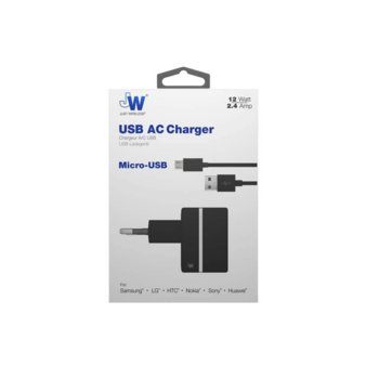 Just Wireless Mains Charger 2.4A EU