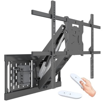 Стойка за телевизор Multibrackets MB0495, за стена, до 42-80", VESA до 800x500, до 45kg, регулируема, електрическа, черна | JAR Computers Multibrackets MB0495