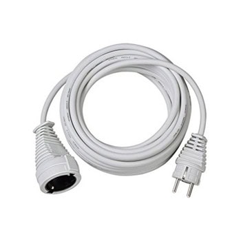 Удължител Brennenstuhl BS1168440, шуко(м) към шуко(ж), 5m, бял | JAR Computers Удължител Brennenstuhl BS1168440