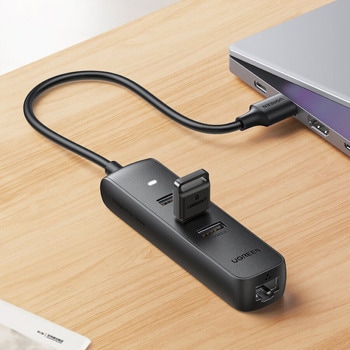 Ugreen USB-A 2.0 Hub 3-port with Ethernet 20984