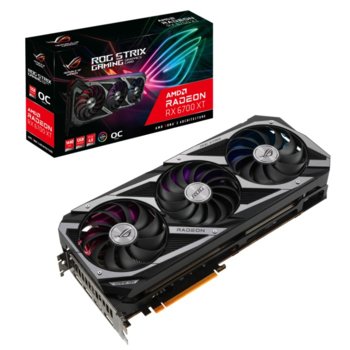 Видео карта AMD Radeon RX 6700 XT, 12GB, Asus ROG Strix Gaming OC Edition (ROG-STRIX-RX6700XT-O12G-GAMING), PCI-E 4.0, GDDR6, 192-bit, DP, HDMI | JAR Computers Asus ROG-STRIX-RX6700XT-O12G-GAMING