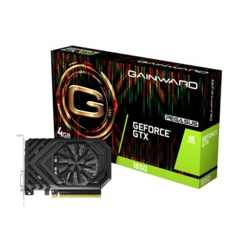 Видео карта nVidia GeForce GTX1650, 4GB, Gainward GeForce GTX 1650 Pegasus (DVI), PCI-E 3.0, GDDR5, 128Bit, HDMI, DVI | JAR Computers Gainward GeForce GTX 1650 Pegasus (DVI)