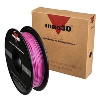 Консуматив за 3D принтер Inno3D, PLA Pink, 1.75mm, розов, 500g, пакет от 5 броя | JAR Computers Inno3D PLA Pink - 5 pcs pack 3DP-FP175-PK05