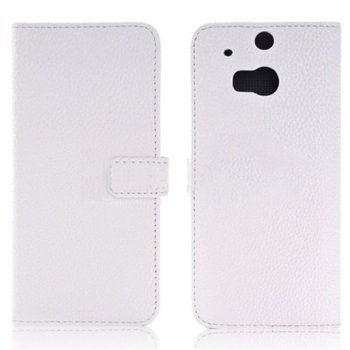 Wallet Flip Case for HTC ONE 2 M8 white