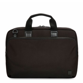 Knomo Maxwell 15 Slim Briefcase черна