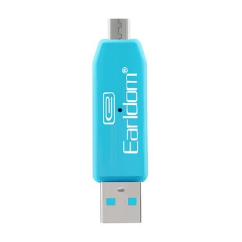 Преходник Earldom ET-OT05, от USB-A (м) към USB-C(м)/SDCard(ж), различни цветове image