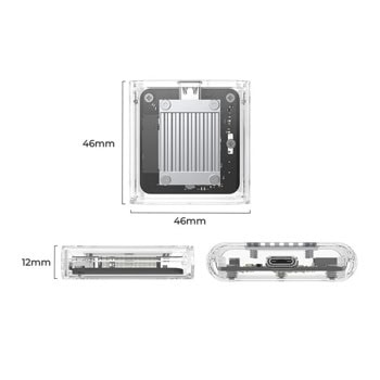 Кутия Orico TC20-M2-10G-GY-BP сива