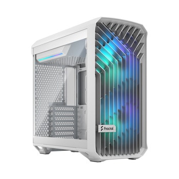 Кутия Fractal Design Torrent Compact, E-ATX/ATX/mATX/Mini-ITX/SSI-CEB, 1x USB 3.1 Gen 2 Type-C, 2x USB 3.0, прозорец, бяла, без захранване | JAR Computers Fractal Design Torrent Compact FD-C-TOR1C-05