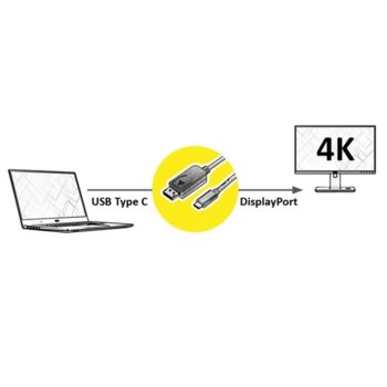 Cable USB Type C - DP 1m 11.99.5845
