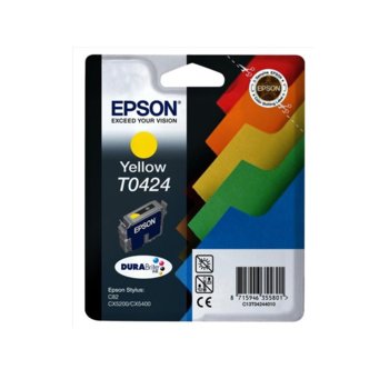 Касета ЗА EPSON STYLUS C 82/CX5100/CX5200 - Yellow - P№ C13T04244010 | JAR Computers Касета ЗА EPSON STYLUS C 82/CX5100/CX5200 - Yellow