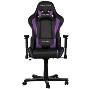 Геймърски стол DXRacer Formula OH/FE08/NV, черен/лилав | JAR Computers DXRacer Formula OH/FE08/NV