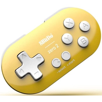 Геймпад 8Bitdo Zero 2 (Yellow Edition), безжичен, за PC/Switch/Android, Bluetooth, USB-Micro, жълт | JAR Computers 8BitDo - Zero 2 (Yellow Edition)