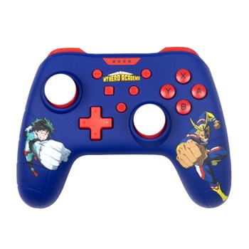 Геймпад Konix Switch wired controller in My Hero Academia colours, за Nintendo Switch/PC, син | JAR Computers Konix controller Hero Academia KX-MHA-SW-PAD-BLU