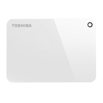 Твърд диск 2TB Toshiba Canvio Advance (бял), външен, 2.5" (6.35 cm), USB 3.0 | JAR Computers Toshiba HDTC920EW3AA