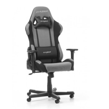 Геймърски стол DXRacer Formula OH/FG01/GN, сив/черен | JAR Computers DXRacer FORMULA OH/FG01/GN