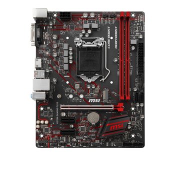 Дънна платка MSI H310M GAMING PLUS, H310M, LGA1151, DDR4, PCI-E(HDMI/DVI), 4x SATA3, 2 x USB 3.1 Gen 1, 1 x M.2 connector, m-ATX | JAR Computers MSI H310M GAMING PLUS
