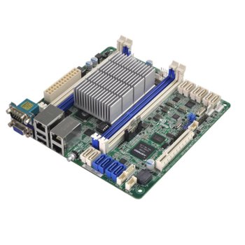 Дънна платка за сървър ASRock Rack C2750D4I, LGA1283, DDR3 ECC/non-ECC Unbuffered UDIMM, 2x LAN1000, 2x SATA 6Gb/s, 4x SATA 3Gb/s, 2x SATA 6Gb/s, 4x SATA 6Gb/s, RAID 0, 1, RAID 0, 1, 10, 2x USB 2.0, Mini ITX | JAR Computers ASRock Rack C2750D4I
