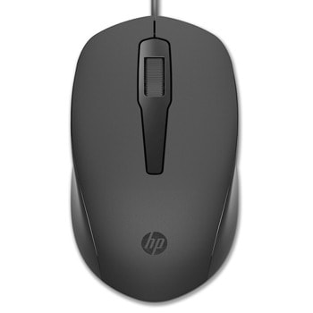 Мишка HP 150 (240J6AA), оптична (1600 dpi), USB, черна image