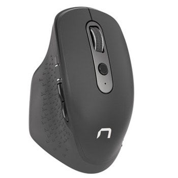 Мишка Natec Falcon, оптична (3200 dpi), безжична, Bluetooth, USB, черна | JAR Computers Natec Falcon