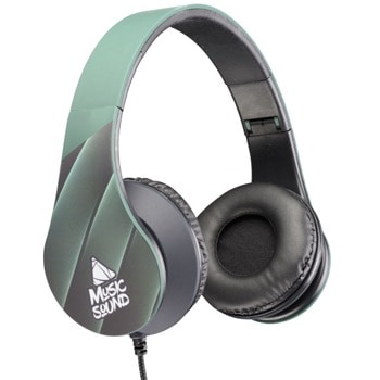 Слушалки Cellularline Music Sound 2021 Neon, AUX, импеданс 32 Ohm, чувствителност 105 db, регулируема лента, черно-зелени | JAR Computers Cellularline Music Sound 2021 Neon 8120