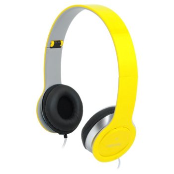 HEADSET LogiLink Stereo Quality, Yellow, HS0030