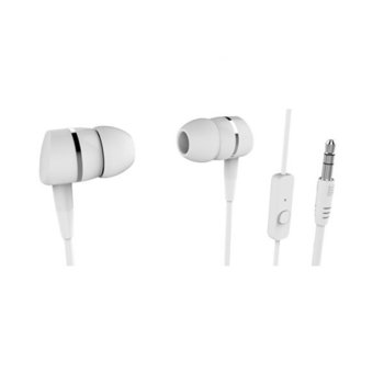 Слушалки Vivanco 38010, микрофон, 20 - 20.00Hz, 1.2м кабел, бели | JAR Computers Vivanco 38010