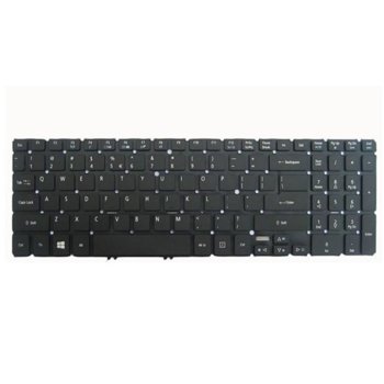 Клавиатура за лаптоп Acer, съвместима със серия Aspire V5-572 V5-552 V5-573, без рамка, черна, US/UK | JAR Computers Клавиатура за Acer Aspire V5-572/552/573 US/UK