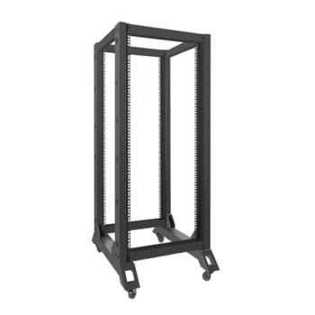 Комуникационен шкаф Lanberg OR01-6827-B, 19", 27U, 600 x 800 x 1472, черен | JAR Computers Lanberg OR01-6827-B