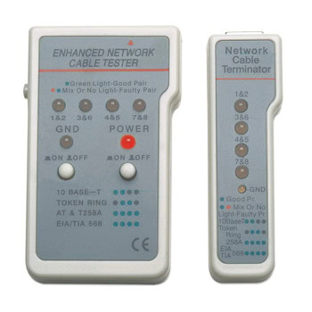 тестер за кабели intellinet 351898 за rj11 rj45