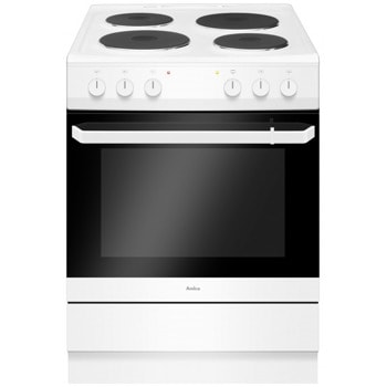 Готварска печка Amica 618EE2.30EFW, 4 нагревателни зони, 62 л. обем, 9 функции на фурната, бяла image
