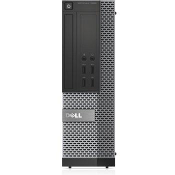 Настолен компютър Dell Optiplex 9020 SF (DELL01848), четири-ядрен Intel Core i5-4590 3.3/3.7GHz, 4GB DDR3 RAM, 128 GB SSD, 4x USB 3.0, мишка и клавиатура, Windows 7/8.1 | JAR Computers Dell Optiplex 9020 SF DELL01848