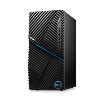 Настолен компютър Dell G5 5090 DT (5397184311929), шестядрен Coffee Lake Intel Core i5-9400 2.9/4.1 GHz, NVIDIA GeForce GTX 1660 Ti 6GB, 8GB DDR4, 256GB SSD & 1TB HDD, 1x USB 3.1 Gen 1, клавиатура и мишка, Windows 10 Home | JAR Computers Dell G5 5090 DT 5397184311929