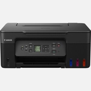 Мултифункционално мастиленоструйно устройство Canon Pixma G3470 Black, цветен, принтер/копир/скенер, 4800 x 1200 dpi, до 11 стр/мин, Wi-Fi, USB, A4, A5, управление с Amazon Alexa и Google Assistant | JAR Computers Canon Pixma G3470 White 5805C009AA