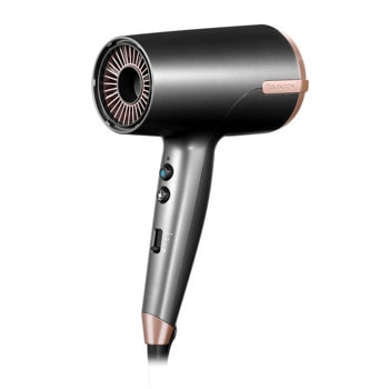 Сешоар Remington D6077 One Dry & Style, 2000W, 2 скорости, 3 температурни настройки, йонна система, сив | JAR Computers Сешоар Remington D6077 ONE Dry & Style