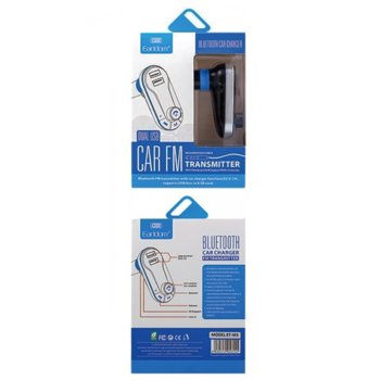 FM Трансмитер Earldom M5, Bluetooth, USB, 2.1A, различни цветове | JAR Computers DF17269 FM Трансмитер, Earldom, M5