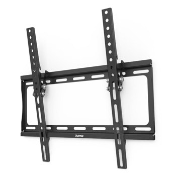 Стойка за телевизор Hama TV TILT (118069), за стена, за екрани от 32" до 65", VESA 400x400, тегло до 35 kg, регулируема, черна | JAR Computers стойка за телевизор hama tv tilt 118069