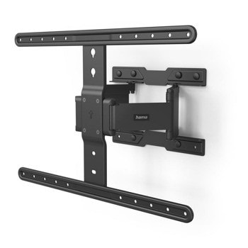 Стойка за телевизор Hama 220851, за стена, за екрани от 37" до 90", VESA до 600x400, до 50 кг, регулируема, черна | JAR Computers Стойка за телевизор Hama 220851