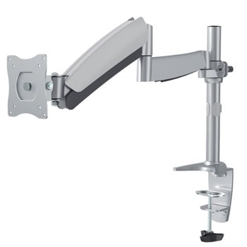 Стойка за монитор NewStar FPMA-D950, за плот, за екрани от 13" до 27", VESA до 100 x 100, макс. тегло до 9кг., регулируема, сребриста | JAR Computers NewStar FPMA-D950